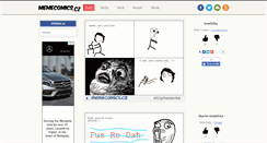 Desktop Screenshot of memecomics.cz